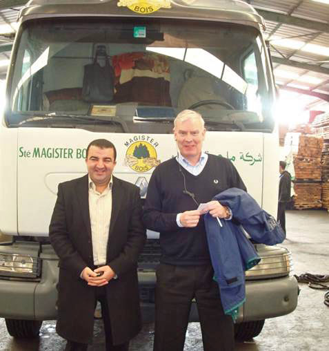 Arvid Callans i radio om Nordafrika