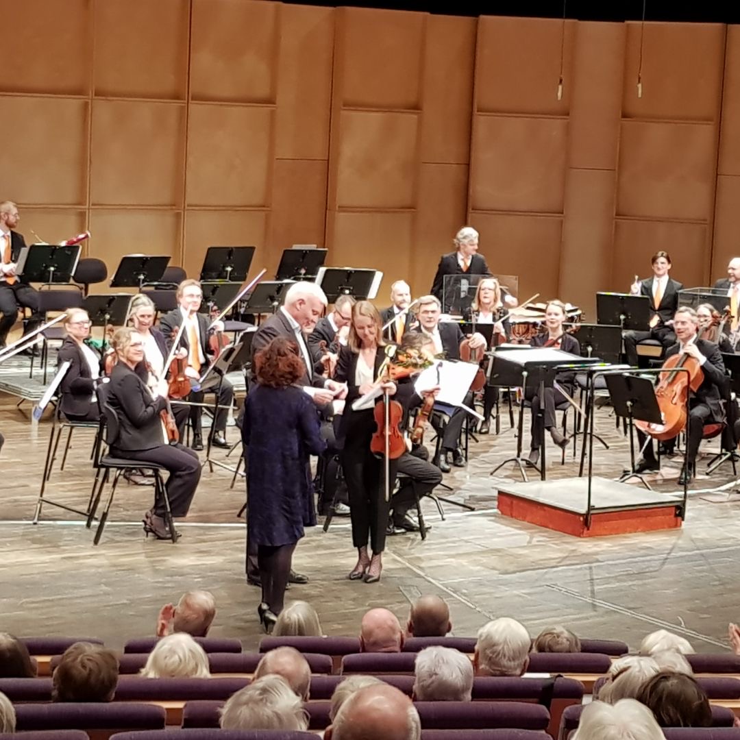 -Violinist fick Musikens Vänners stipendium-
